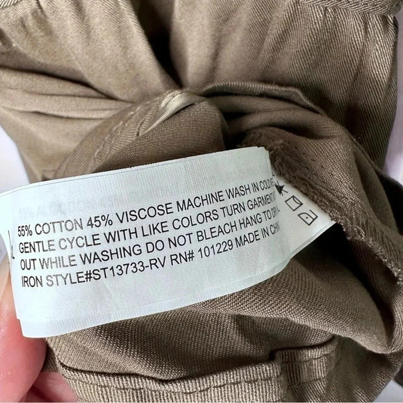 Stoosh Olive Green Drape Front Belted Lightweight Jacket Size XL - Picture 5 of 8